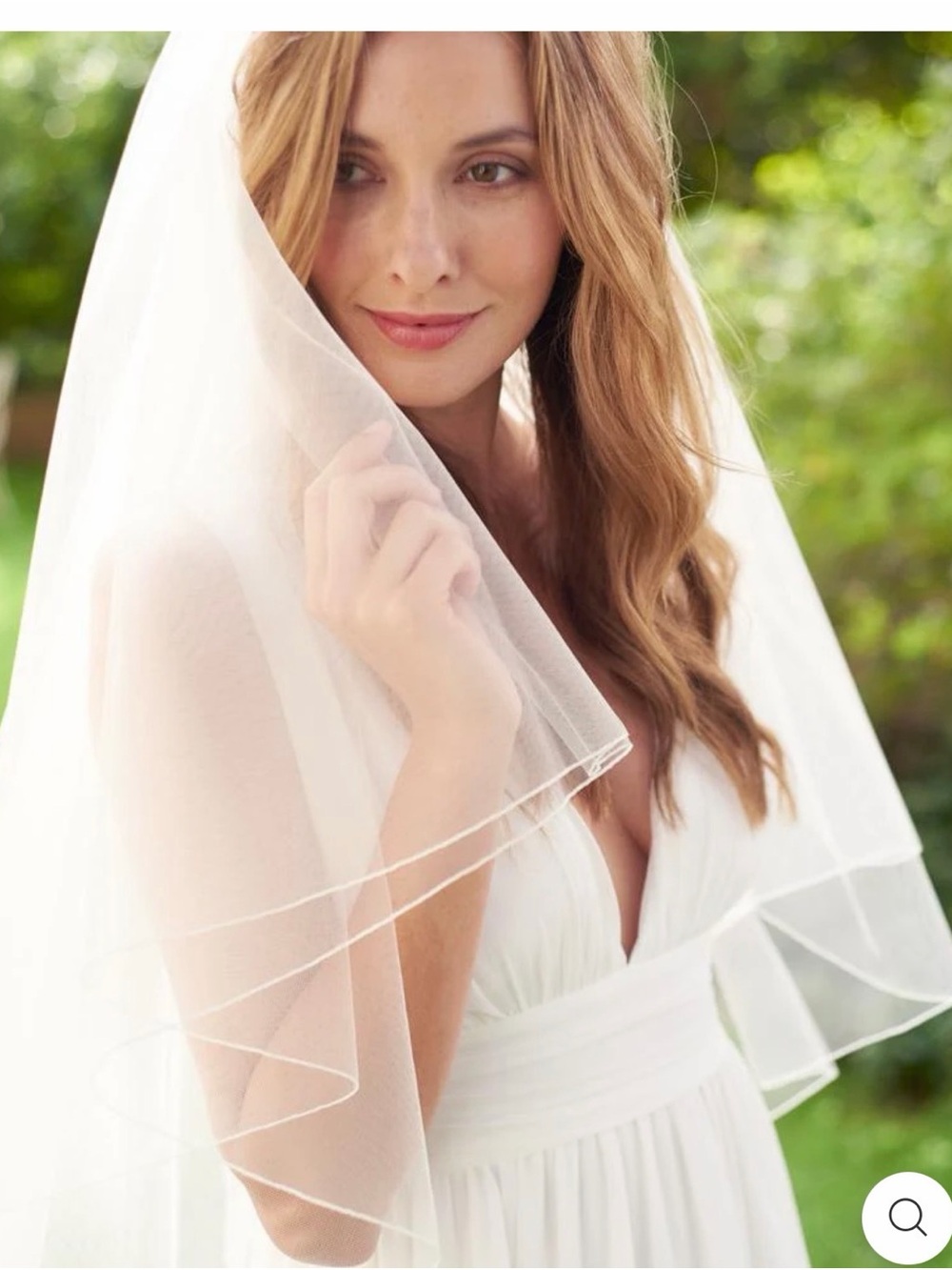 Classic Two-Tier White Bridal Veil